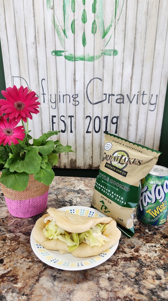 Lunch Combo - Cherry Chicken Salad on Wrap